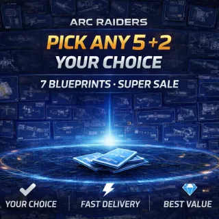 ARC Raiders 7 Blueprint Bundle (pick any 5) +2 Free blueprints 
