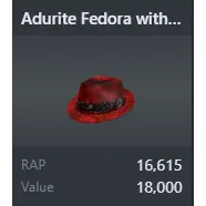 Limited | Adurite Fedora with Black Iron Accent