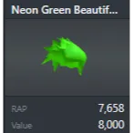 LIMITED | Neon Green Beautiful Hair (Neon Hair)