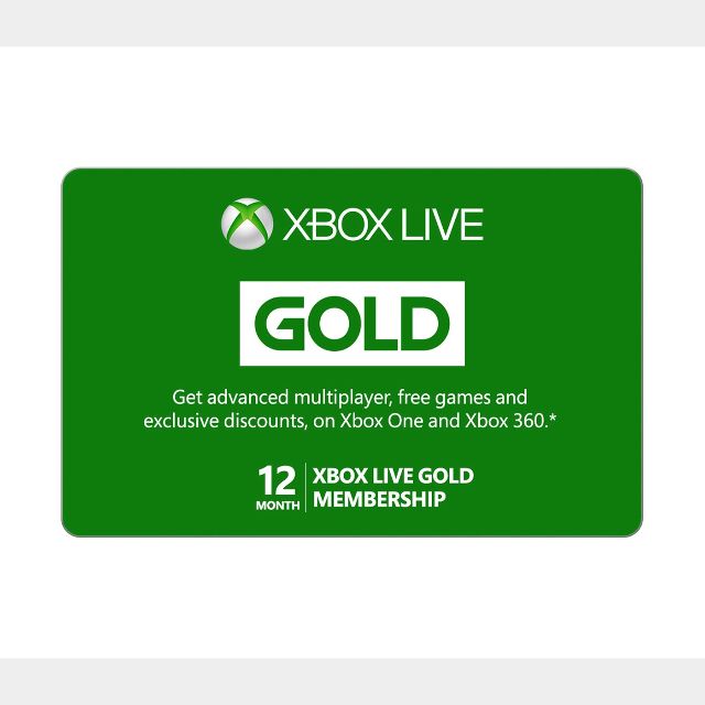 Xbox Live Gold 12 Month Global Xbox Gift Card Gift Cards Gameflip