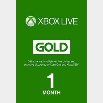 Xbox Live Gold 1 Month Global - Xbox Live Gold Gift Cards - Gameflip