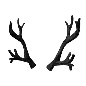 Black Iron Antlers