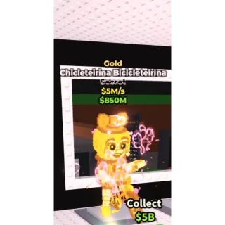 Gold Chicleteitina Bicicleteirina