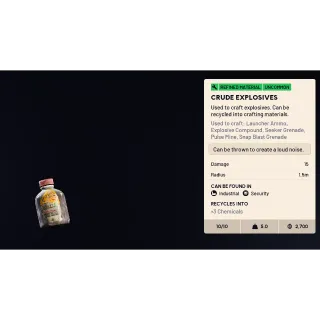 CRUDE EXPLOSIVES X10 | ARC RAIDERS