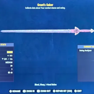 Grant’s Saber