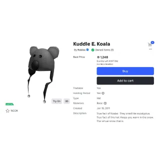 Kuddle E. Koala limited accessory