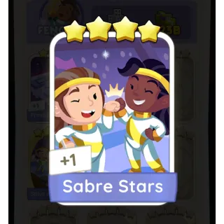 Sabre Stars Monopoly Go Stickers