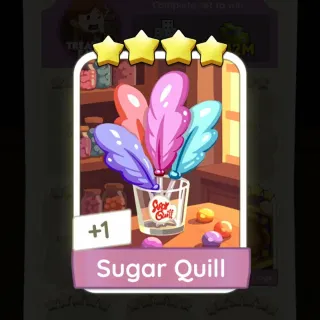 Sugar Quill Monopoly Go Stickers
