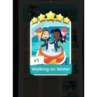 Walking on Water Monopoly Go Stickers