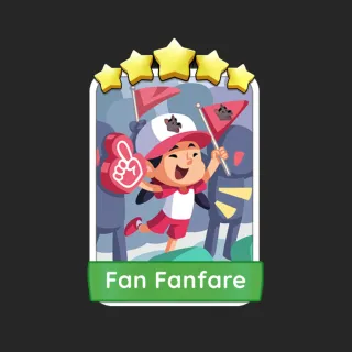 Fan Fanfare Monopoly Go Sticker