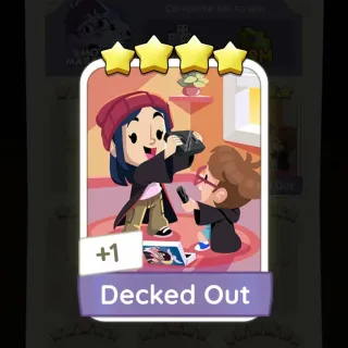 Decker Out Monopoly Go Stickers