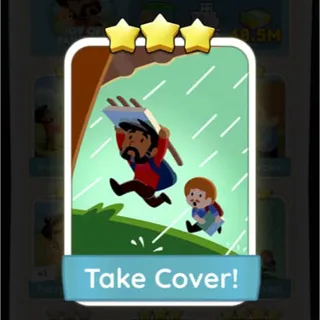 Take Cover Monopoly Go Stickers