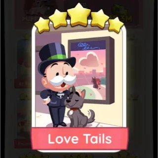 Love Tails Monopoly Go Stickers