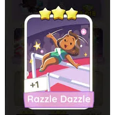 Razzle Dazzle Monopoly go Stickers
