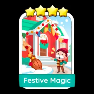  Festive Magic Monopoly Go Stickers
