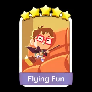 Flying Fun Monopoly Go Stickers