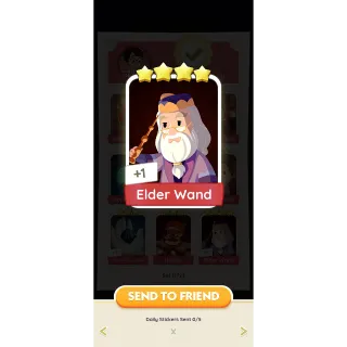 Elder Wand Monopoly Go Stickers