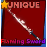 Flaming Sword - ♨️Unique♨️ [3K RAP]