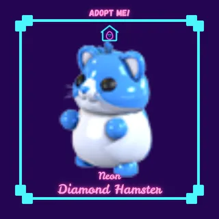 Neon Diamond Hamster