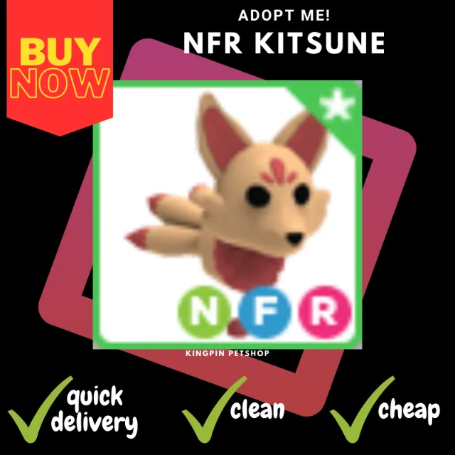 NFR KITSUNE - Adopt Me Game Items - Gameflip