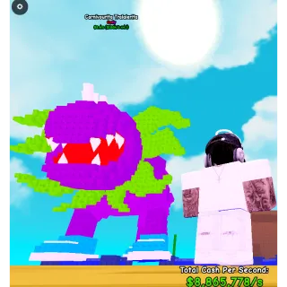 (PLANTS VS BRAINROTS) Carnivourita tralalerita 122.8kg 186k/Seconds