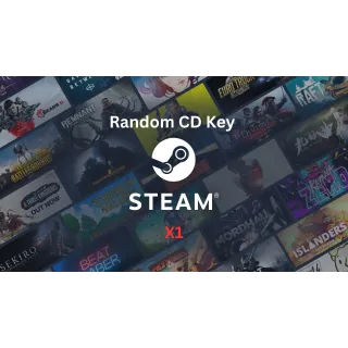 Steam Random Game CD Key X1 - Global - Verified & Authentic