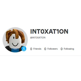 rare roblox user "INT0XAT1ON"