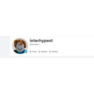 Rare roblox user "interhypest"