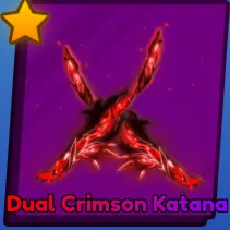 Dual crimson katana (cheapest)