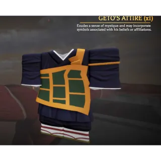 Geto Attire - Attack On Titan Revolution (AOTR)