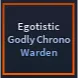 Egotistic Godly Chrono Warden | Hexed Godly Chrono Warden - A Universal Time (AUT)