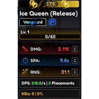 (Number #3710) Serialized Ice Queen (Release ) | Serialized Number Rukia Kuchiki - Anime Vanguard (AV)