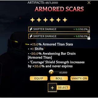 Armored Scars Good Stats (Custom) - Attack on Titan Revolution (AOTR)