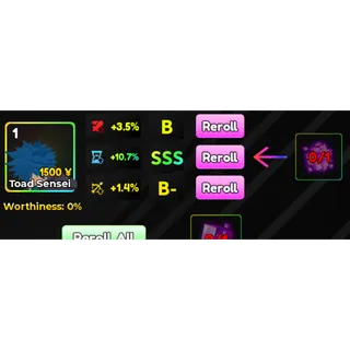 SSS SPA 10.7% STATS TRANFER - Anime Adventures (AA)