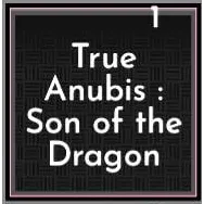 True Anubis Son of the Dragon - Sakura Stand