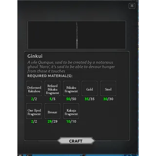 Ginkui Materials | Ginkui Mats - GHOUL RE