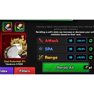 Full Godly Stats Transfer - Anime Vanguard (AV)