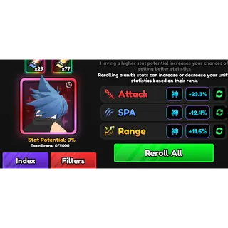 Godly Stats Transfer - Anime Vanguard (AV)