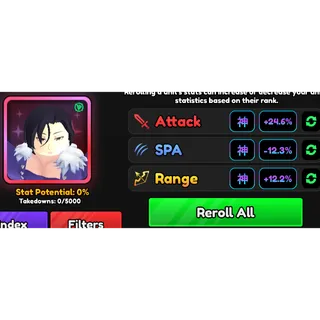 Full Godly Stats Transfer | Set Godly Stats - Anime Vanguard (AV)