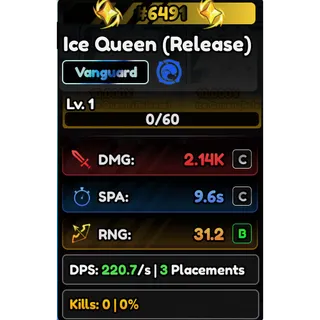 (Number #6491) Serialized Ice Queen (Release ) | Serialized Number Rukia Kuchiki - Anime Vanguard (AV)