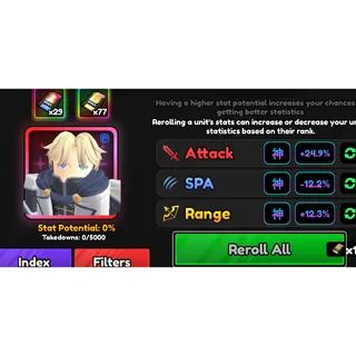 Godly Stats Transfer - Anime Vanguard (AV)