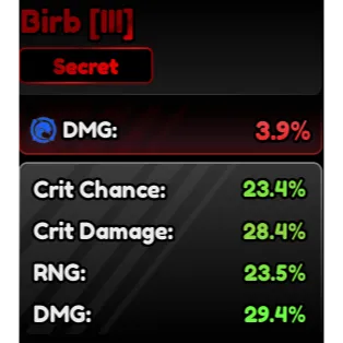 Birb Familiars (III) Corrupted 104.7% - Anime Vanguard (AV)