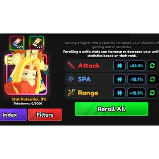 Godly Stats Transfer - Anime Vanguard (AV)