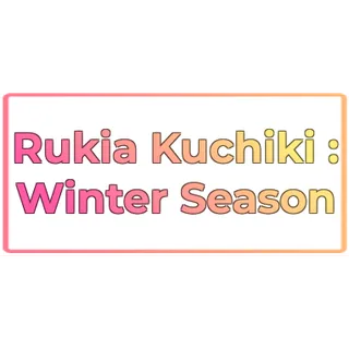 Rukia Kuchiki Winter Season - Sakura Stand