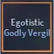 Egotistic Godly Vergil | Hexed Godly Vergil - A Universal Time (AUT)