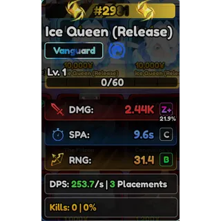 (Number #2981) Serialized Ice Queen (Release ) | Serialized Number Rukia Kuchiki - Anime Vanguard (AV)