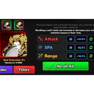 Full Godly Stats Transfer - Anime Vanguard (AV)