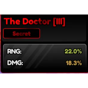 The Doctor (III) Corrupted 40.3% | Chopper - Anime Vanguard (AV)