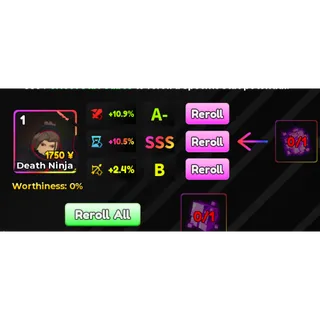 SSS SPA 10.5% STATS TRANFER - Anime Adventures (AA)