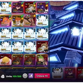 Anime Vanguards (AV) Global Account - 3 Monarchs ( Rukia + Kafka+ Dio) + 8 Rukia + Good Memorias